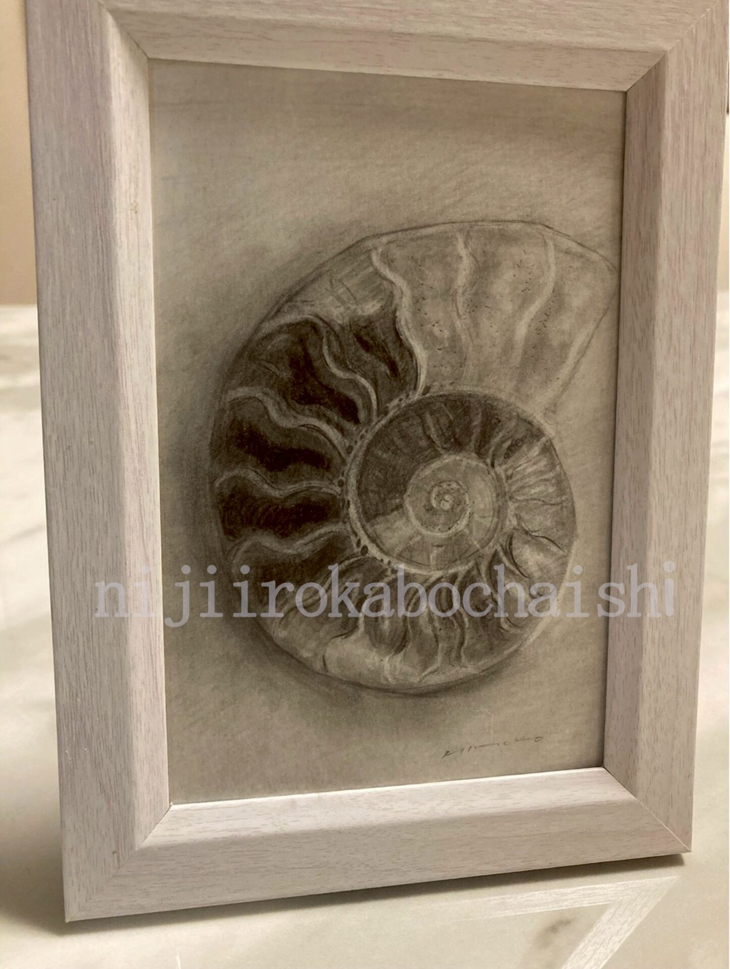 絵画　大頭美穂子作「海のリズム」